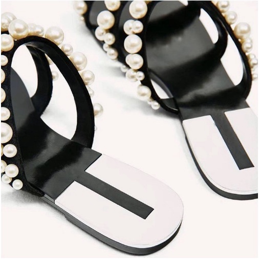 zara shoes KODE 2020 PEARL MUTIARA FLAT IMPORT