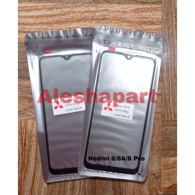 Kaca LCD / Glass Plus Lem Oca XIAOMI REDMI 8 / 8A / 8 PRO