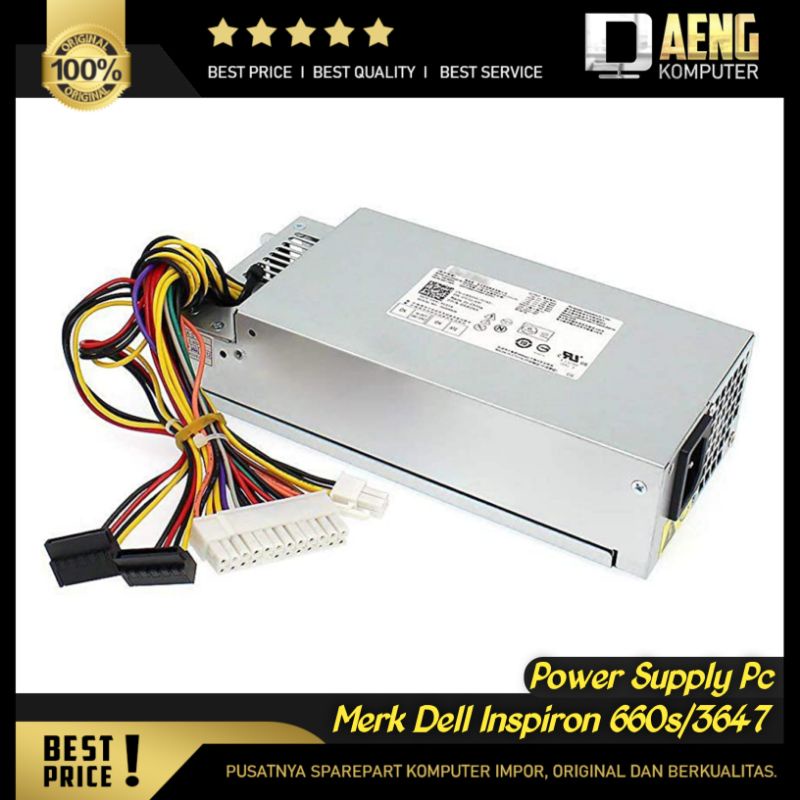 Power Supply Power Suplay Psu PC Mini Merk Dell Inspiron 660s Dell inspiron 3647 Original