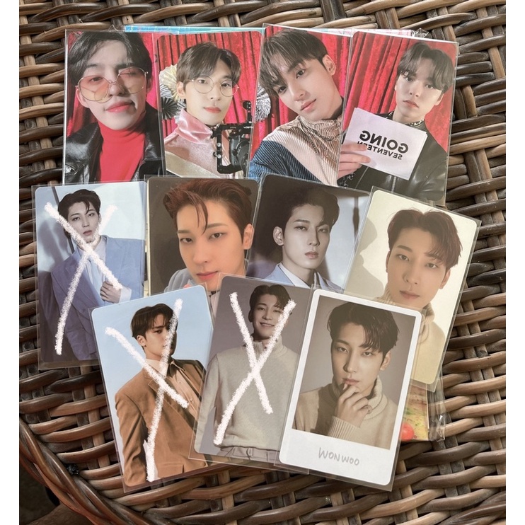 PC Photocard Going Magazine Gomagz Black Version Mingyu Wonwoo Scoups Vernon Incomplete Wonwoo