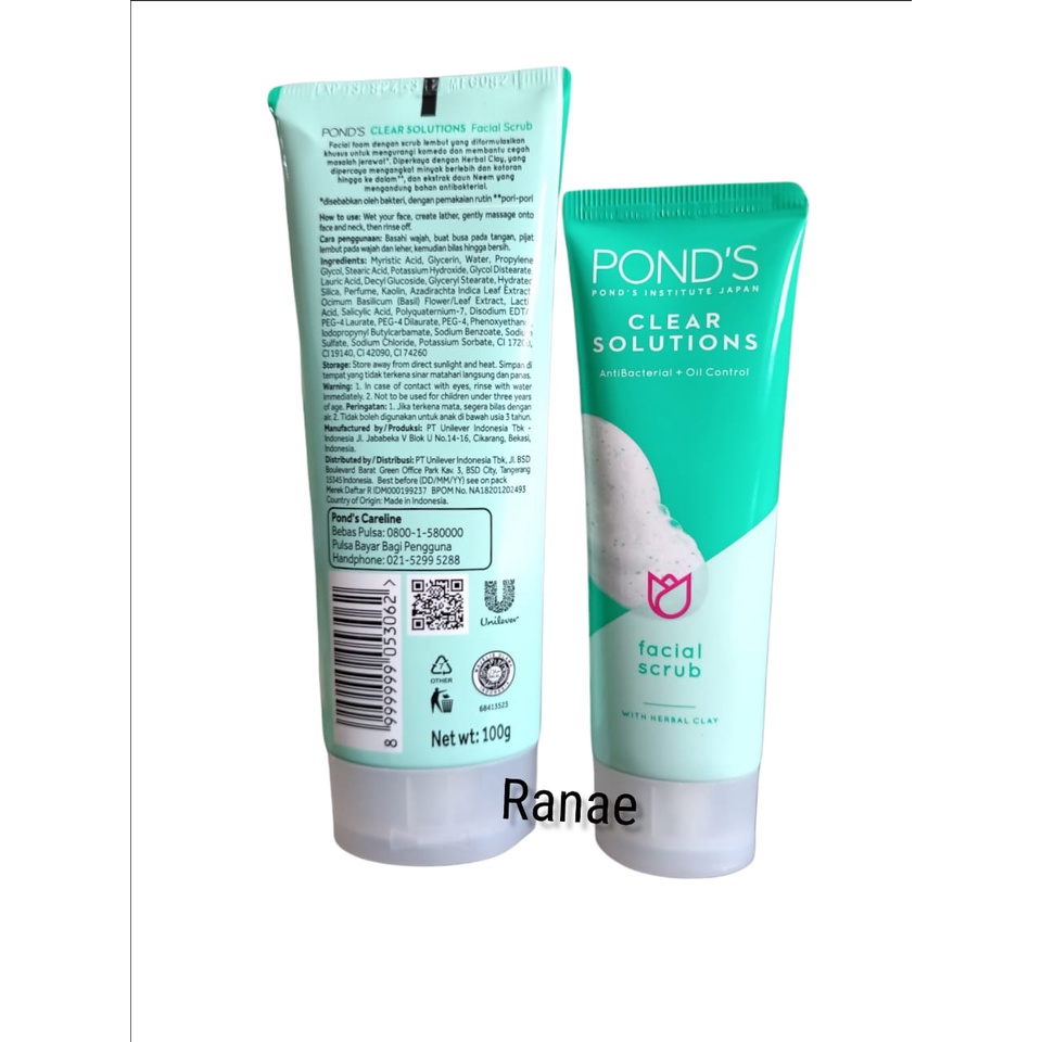 Pond's Clear Solution Facial Scrub