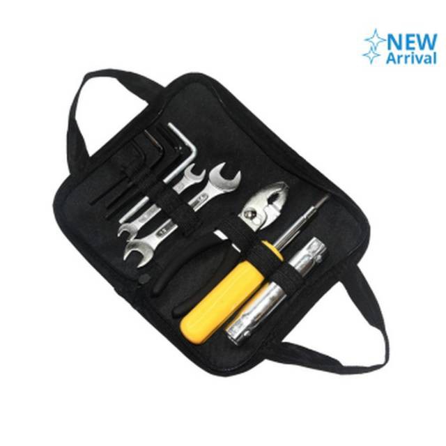 Krisbow Set Tool Kit Motor Kunci Darurat Tang Obeng 8pcs ~