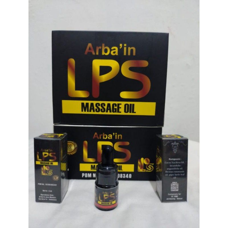 Minyak Arba'in LPS Massage Oil Arbain Original Asli