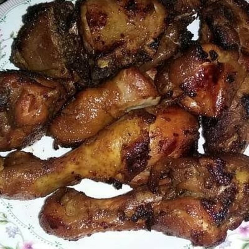 

Ayam Bumbu Bacem + Sambal