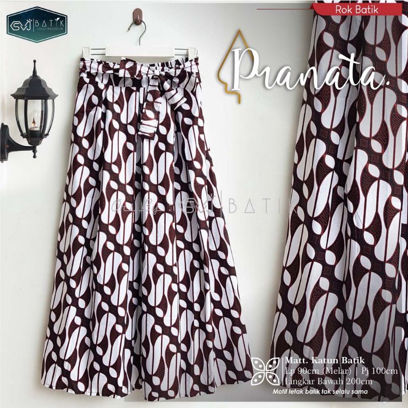 ROK BATIK PANJANG KLASIK MODERN MOTIF BATIK UNGGUL JAYA