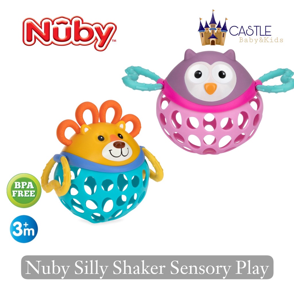 NUBY - Silly Shakers Sensory play - Mainan Anak + Gigitan