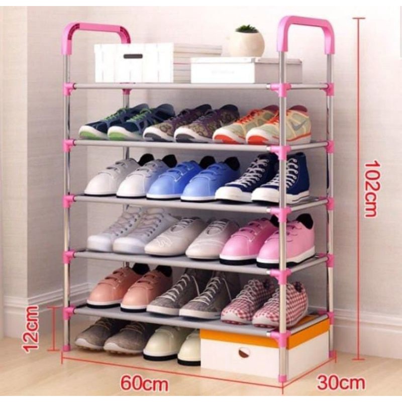 RAK SEPATU 5 SUSUN PAYUNG HOLDER - SHOE RACK 5 TIER - RAK SEPATU BONGKAR PASANG