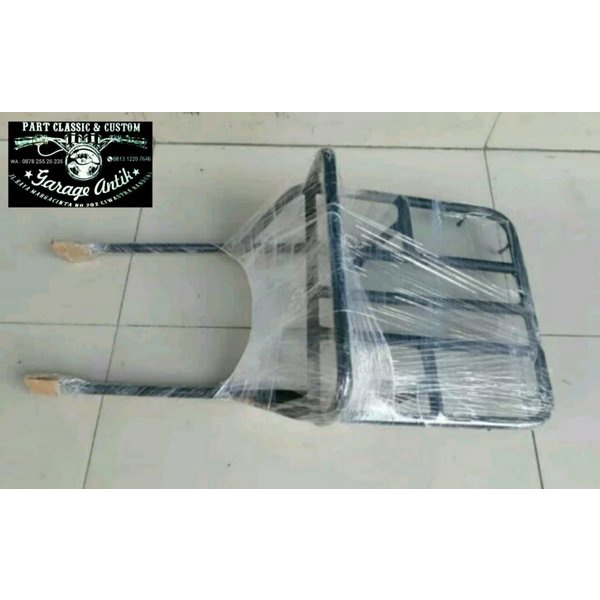 rak bagasi belakang jialing JH bisa di aplikasikan ke motor trail vintage honda xl125 suzuki ts125 t