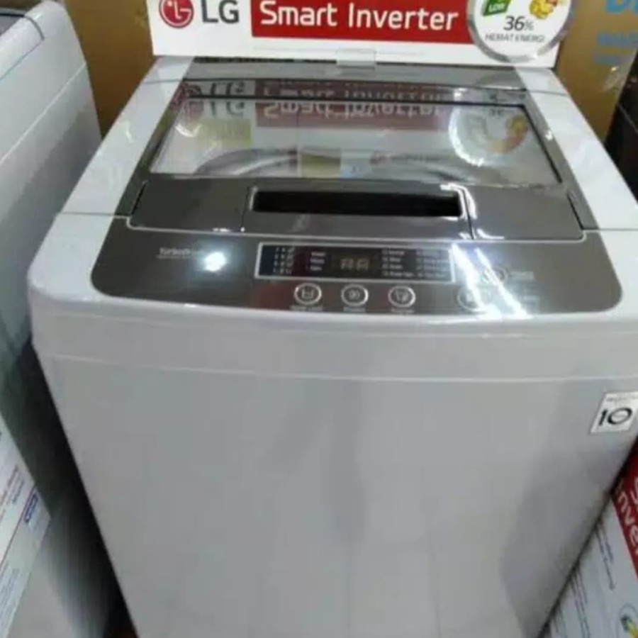 Mesin Cuci 1 Tabung LG T2175VSPCK 7.5 KG Full Otomatis Smart INVERTER