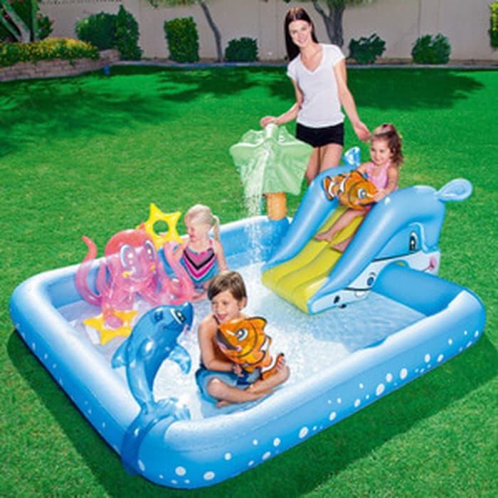 Kolam Perosotan Fantastic Aquarium Bestway #53052