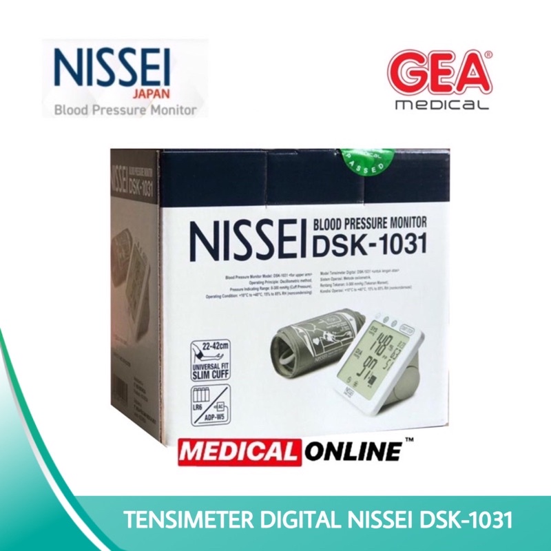 TENSIMETER NISSEI TENSI DIGITAL GEA NISSEI JAPAN DSK-1031 MEDICALONLINE MEDICAL ONLINE