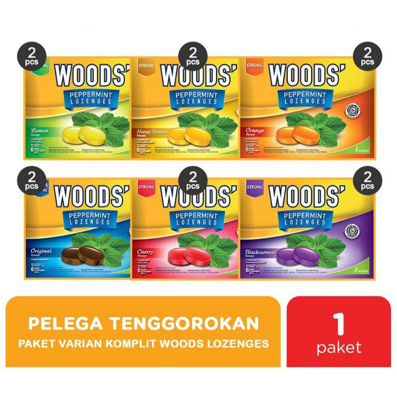 

Woods Lozenges Original - Twin Pack - Permen Pelega Tengorokan