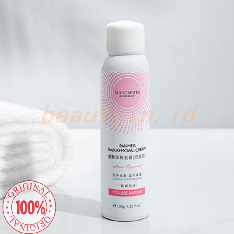 Cod Ori Maycreate Hair Removal Foam Women Hair Remover Cream