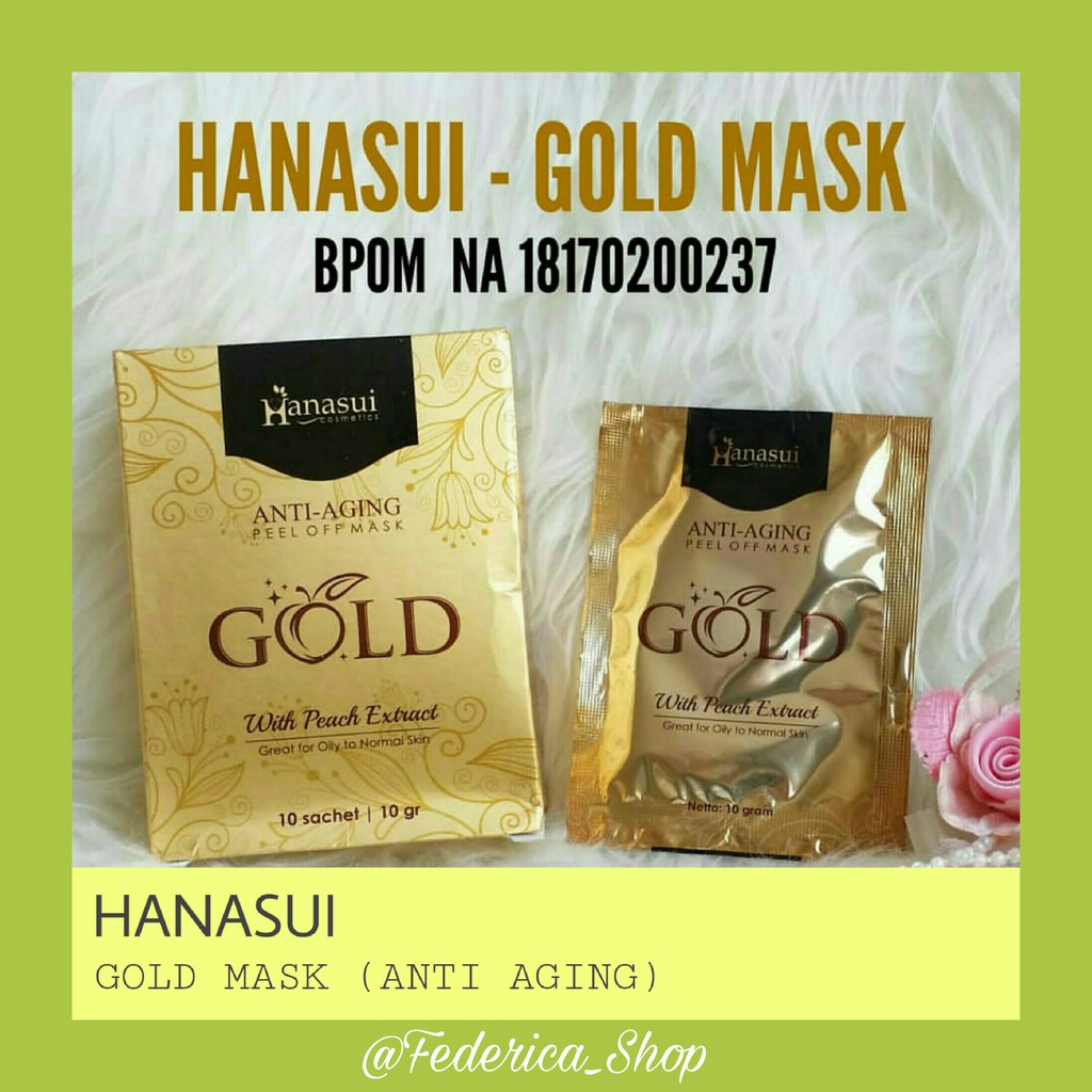 HANASUI Gold Mask / Masker