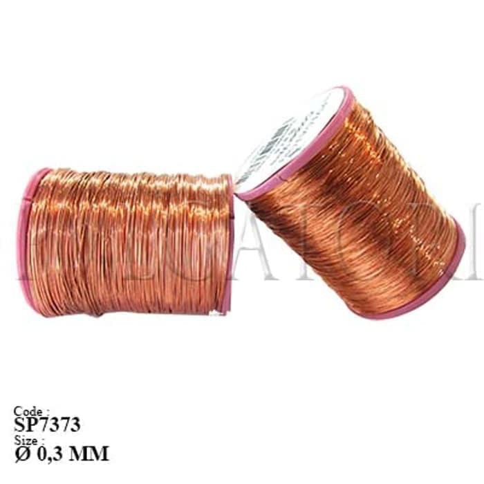 Bare Copper Wire Per Spool 500 Gram Non Enamel Telebit