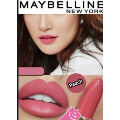 COD LIPSTIK PINK SOFT MAYBELLINE /REVLON  BATANG STIK PUTAR  TAHAN LAMA-Peach