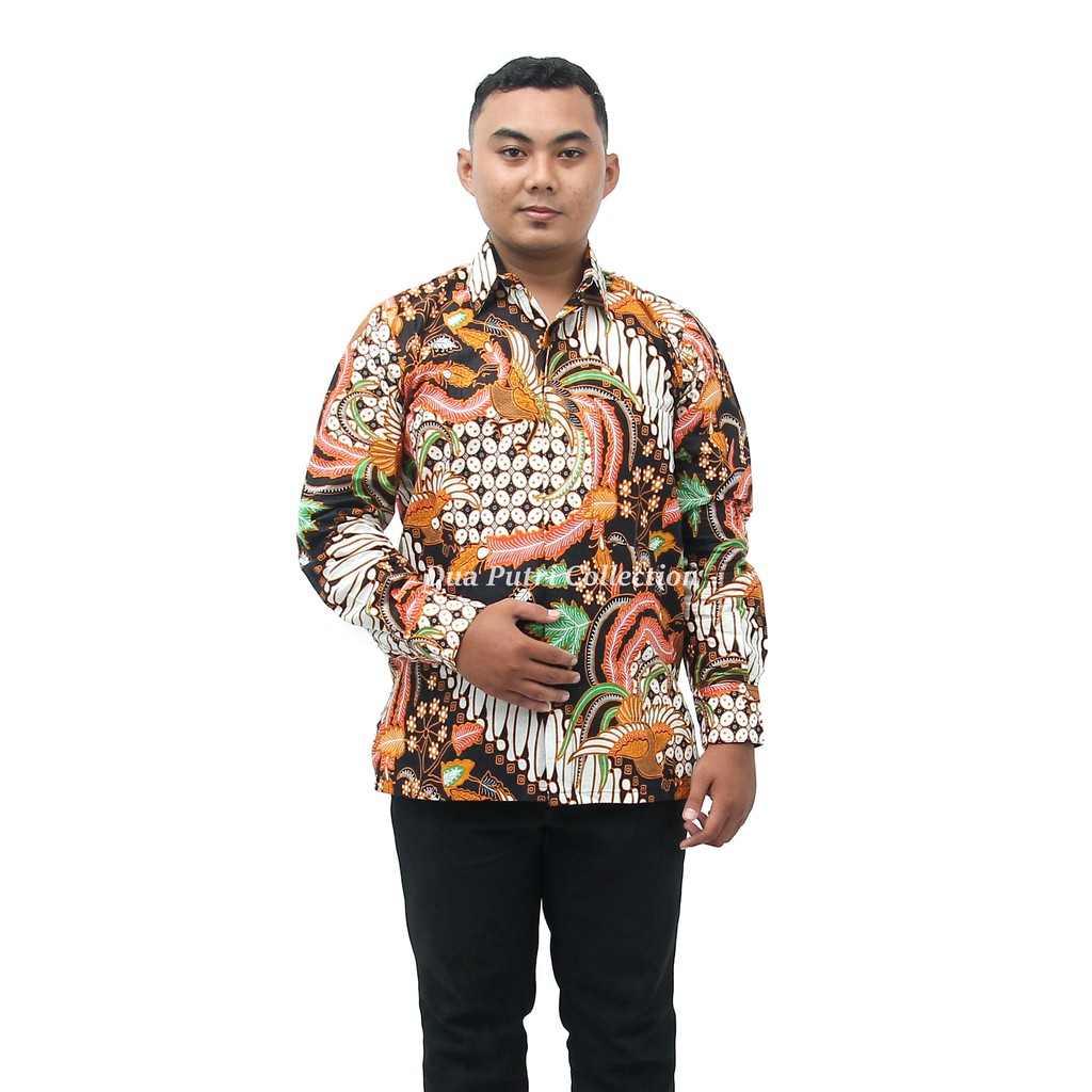 Couple Batik- Atasan Batik Wanita - Kemeja Lengan Panjang Pria