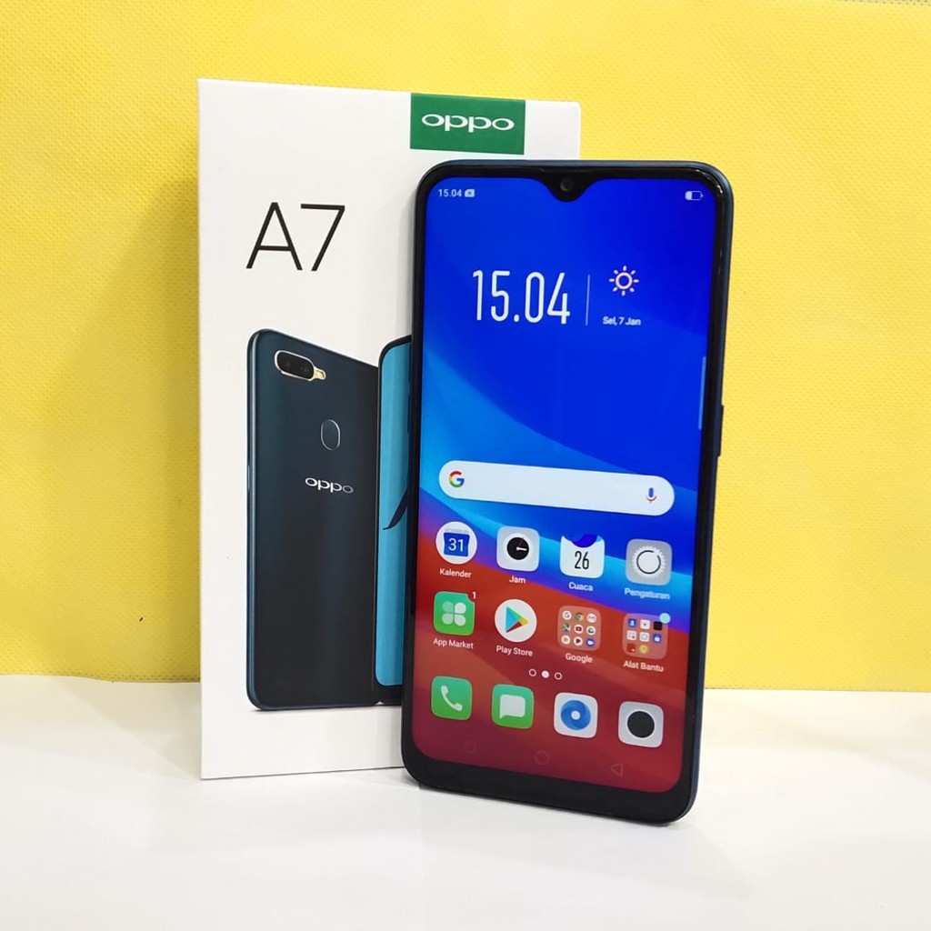 Oppo A7 Ram 3/64GB Ram 4/64GB ( SECOND )