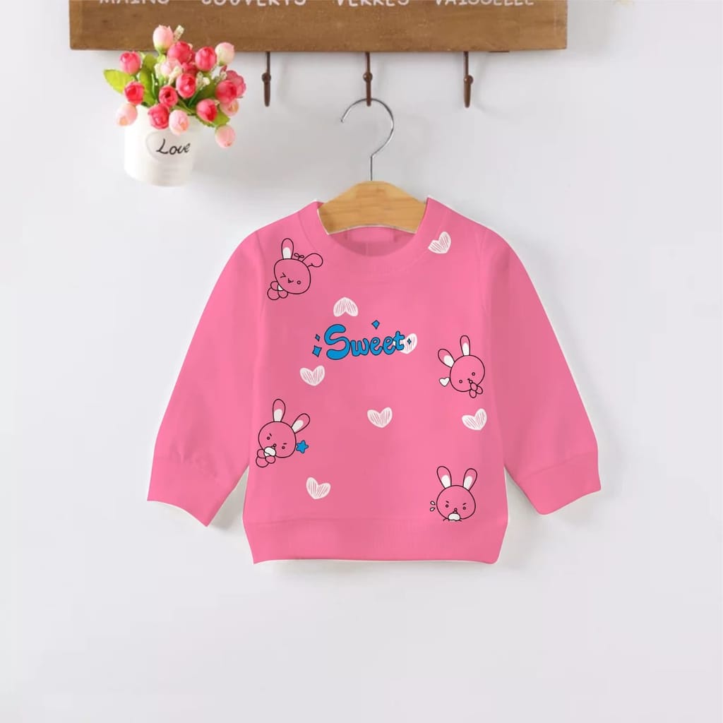 KALILA - SWEET Sweater Baju Anak Perempuan Umur 1 - 6 Tahun / Bahan Fleece