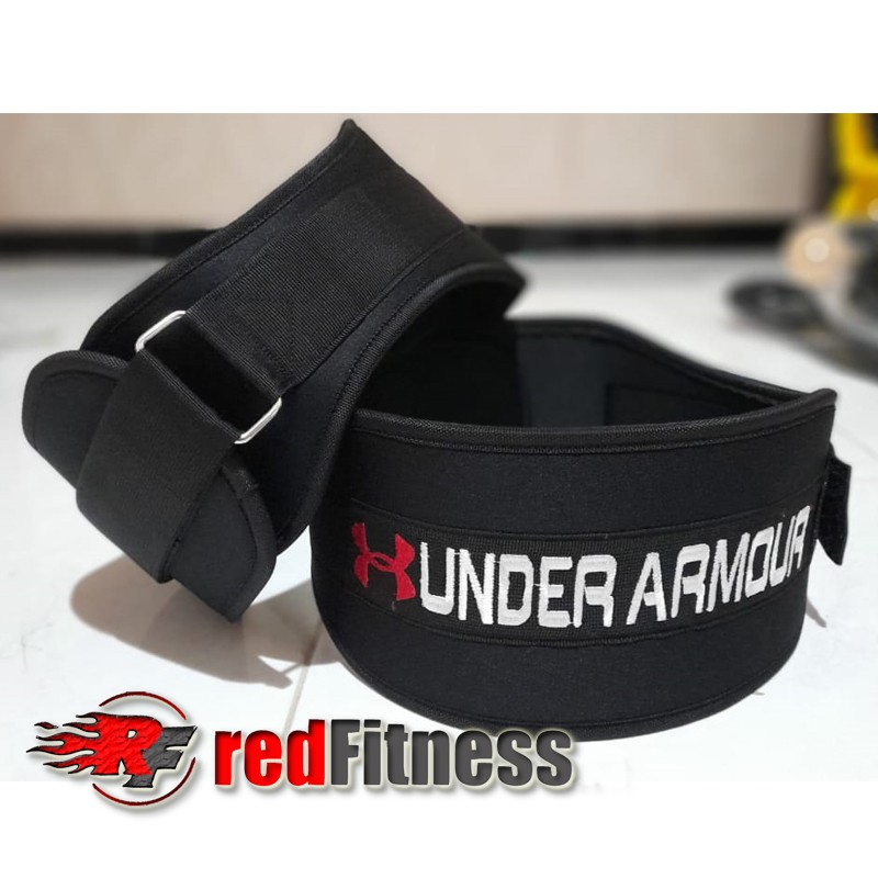 Sabuk Fitness Gym Bahan Nylon / Weight Lifting Belt Fitnes / Nilon