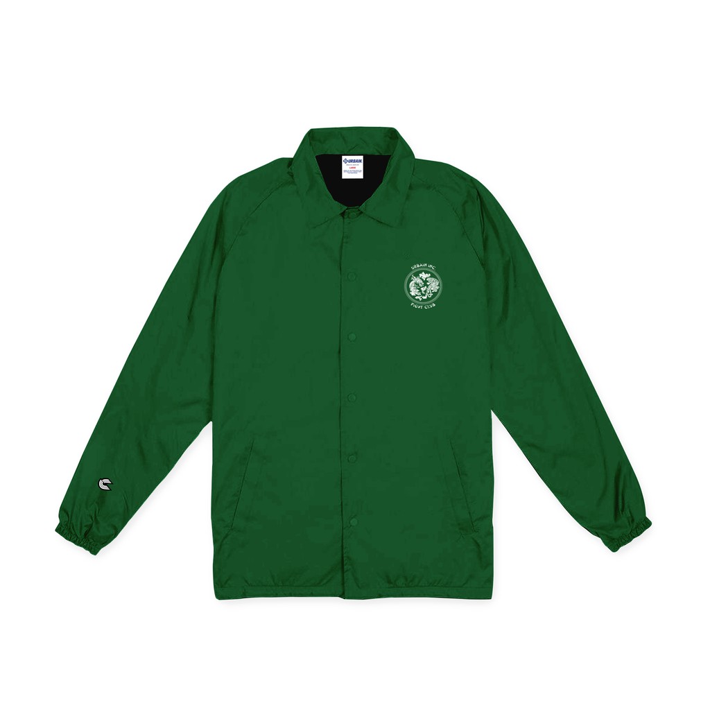 

Urbain Inc Coach Jacket - Fight Club - Green