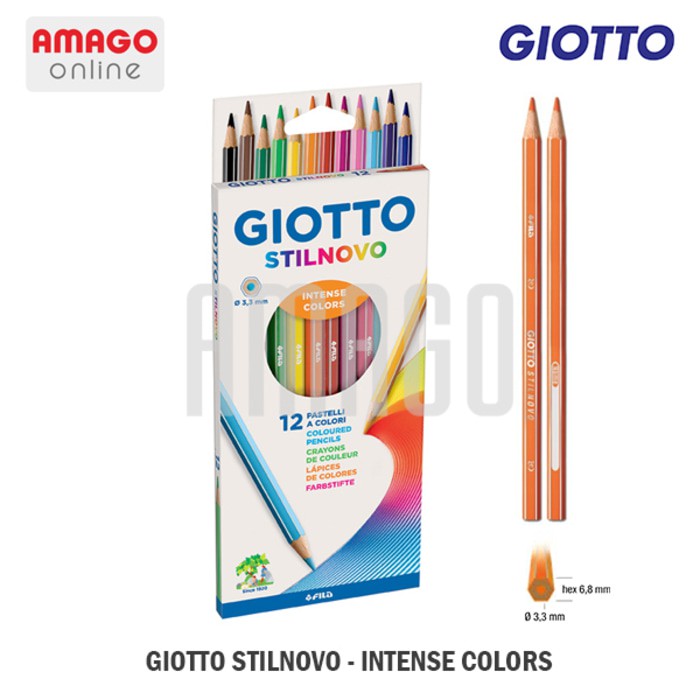 GIOTTO STILNOVO - CARDBOARD - 12 COLORS - 256500