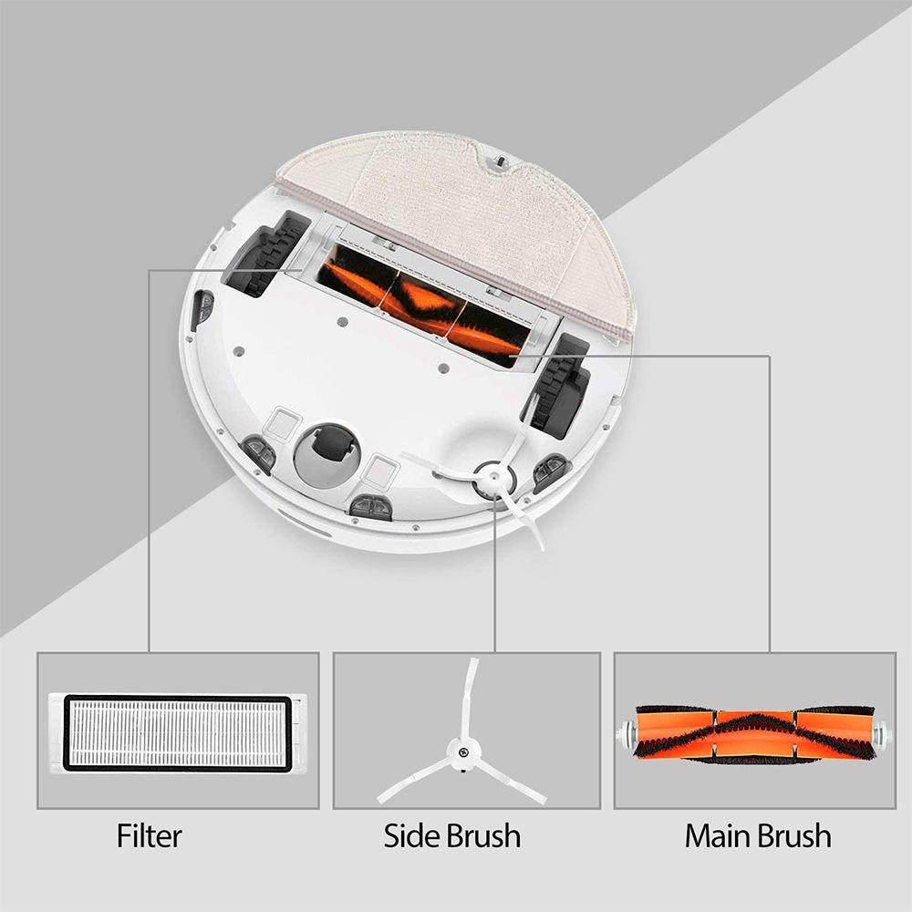 Aksesori Penyedot Debu Robot Nanas Untuk Ecovacs Deebot Kain Pel Mop Rag Dustbin Filter Sikat Samping