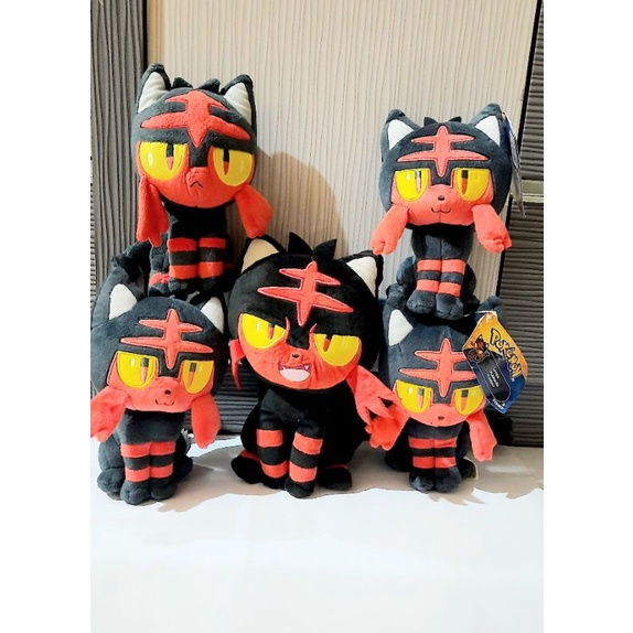 Boneka Pokemon Litten Original/ Boneka Pokemon/ Pokemon Litten