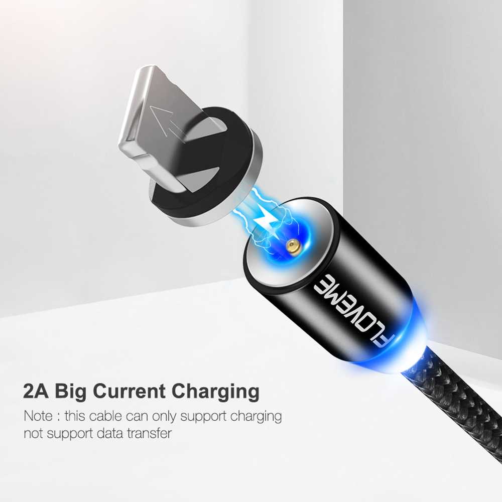 Kabel Charger Magnetic USB Type C 1 Meter / Kabel Pengisi Daya Cepat Micro USB Magnetic Magnet / Kabel Data Magnet Magnetic LED / USB Iphone Vivo Samsung Iphone Oppo Xiomi Realme Fast Charging / Kabel Cas Charge Magnet Android Cepat Penuh Murah Original