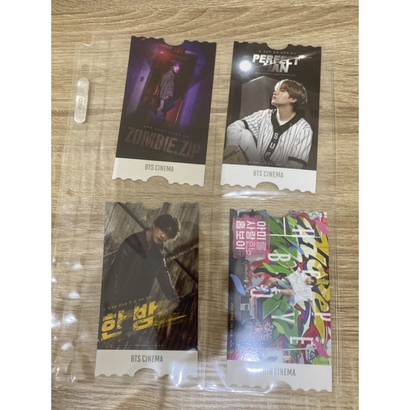 OFFICIAL BTS X VT POSTCARD AND PHOTO TIKET