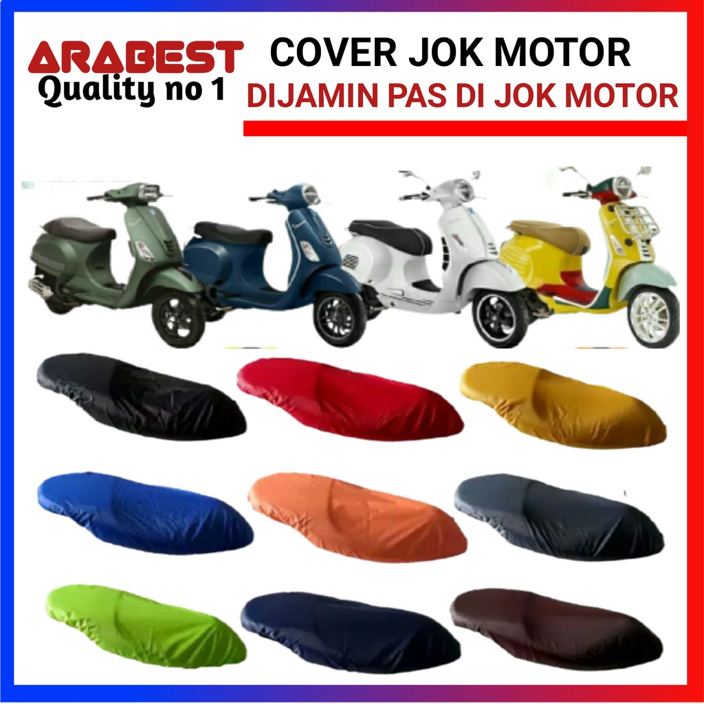 sarung cover jok motor vespa matic sprint primavera lx dll