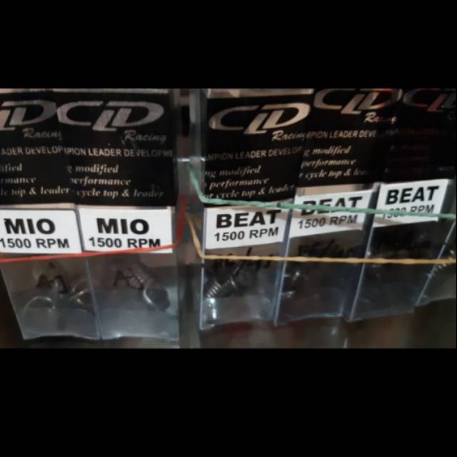 Per Kampas Ganda Mio, Beat, 1500rpm