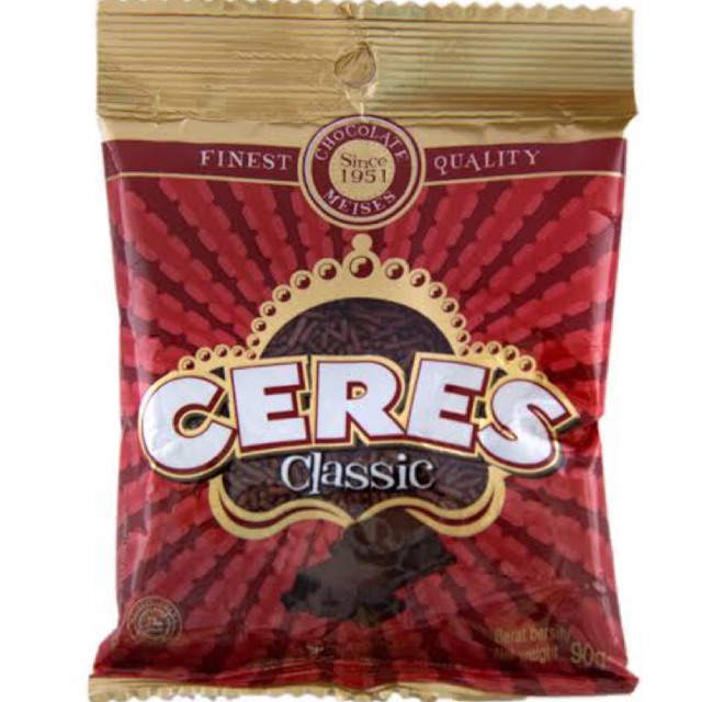 PROMO!!! Mesis Ceres 12 bks / Meses Ceres Classic Hagelslag Coklat 1 lusin / 12 bungkus  x 90gram