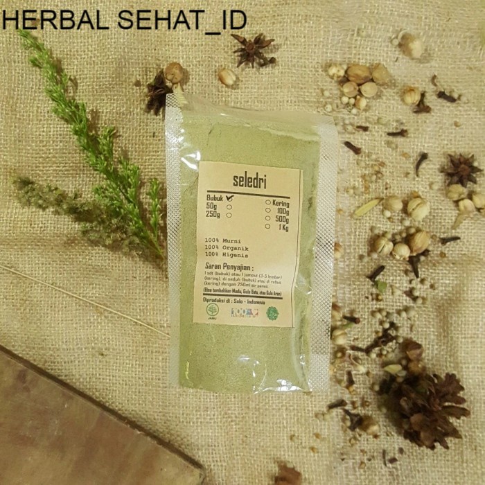 

SELEDRI BUBUK 50 GRAM - Apium Graveolens - MURNI