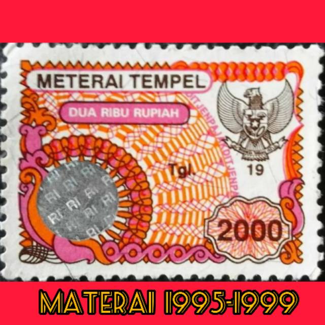

MATERAI 2000. TAHUN 1995-1999