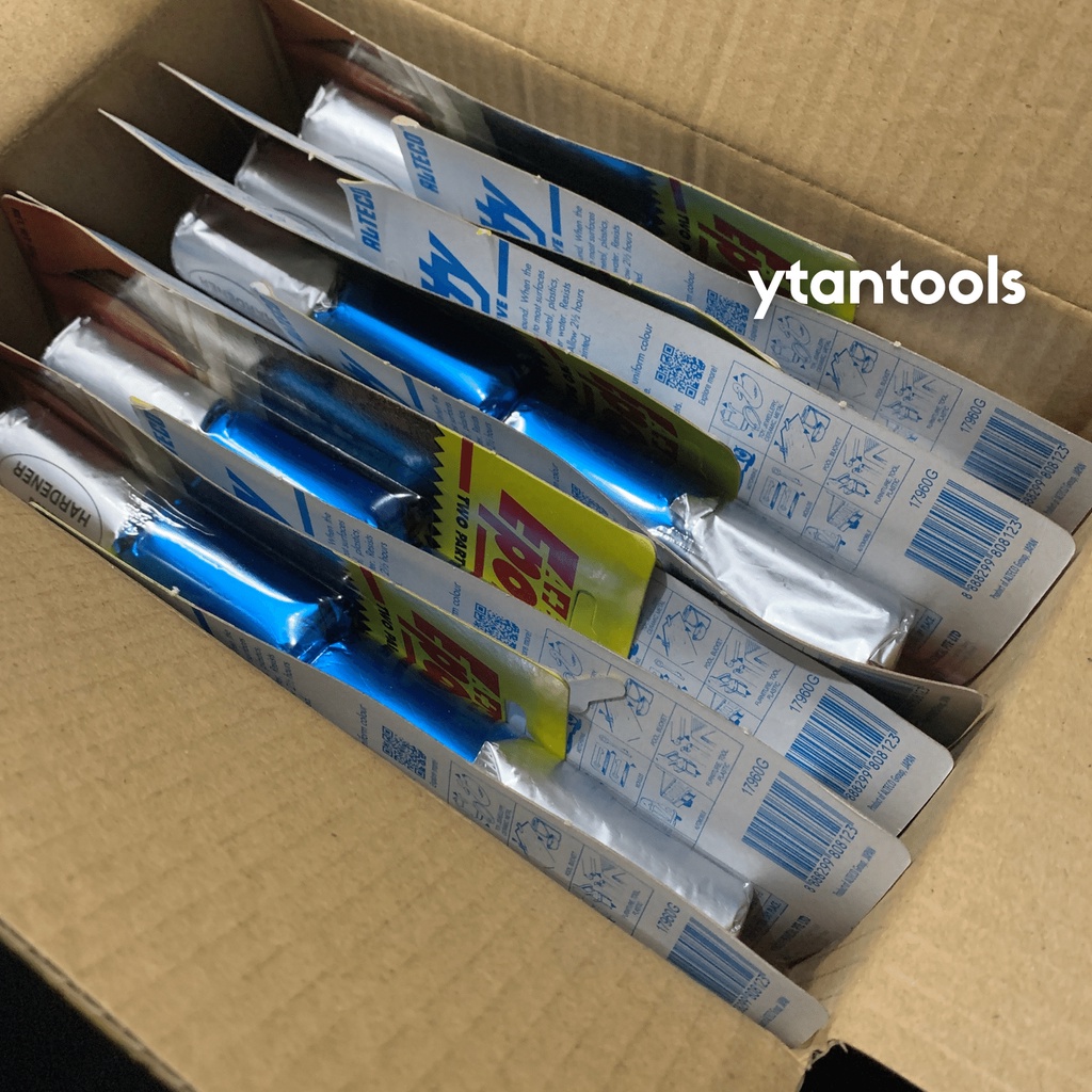 

1 dus lem porting 50 gram lem epo putty lem dodol lem kapal isi 12 biji