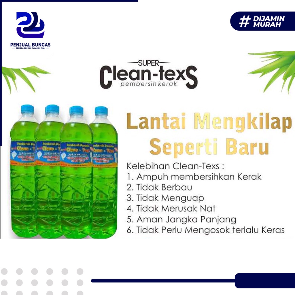 Clean Texs Pembersih Porcelen 1500 ml | Clean texs Pembersih Kerak Membandel