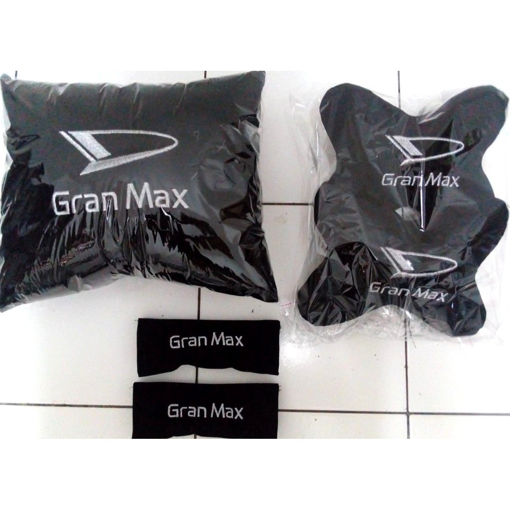 Bantal mobil Daihatsu Granmax aksesoris interior headrest alas jok custom 3 in 1