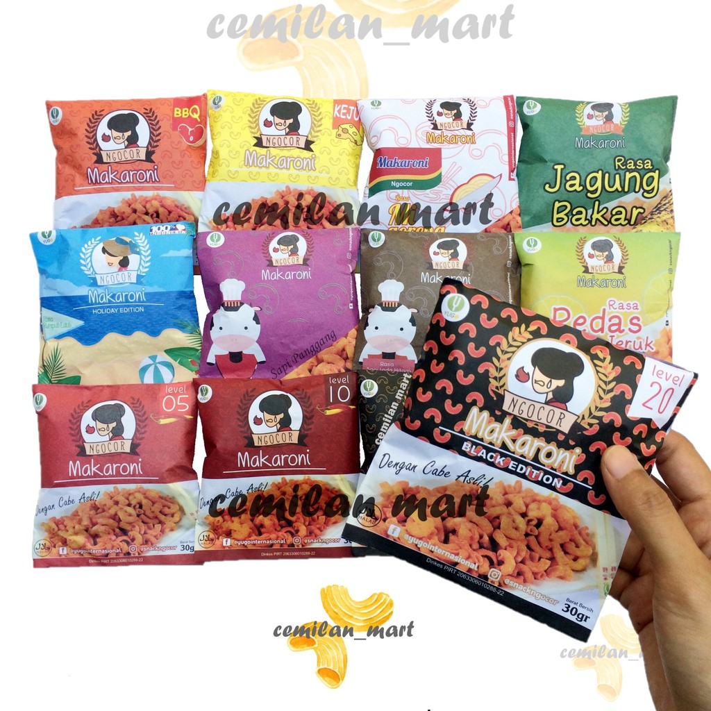 

100 Pcs Celan Makaroni Ngocor