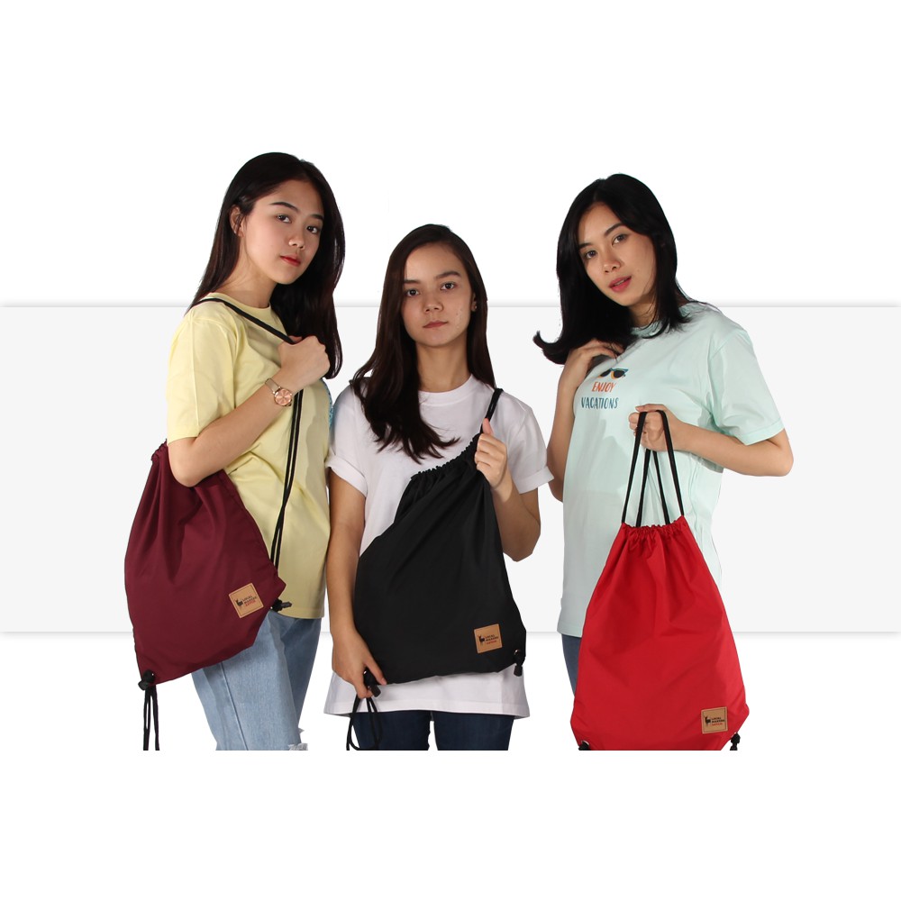  ARTCH  VARIAN TAS  SERUT  STRING BAG SACK BAG PRIA WANITA 