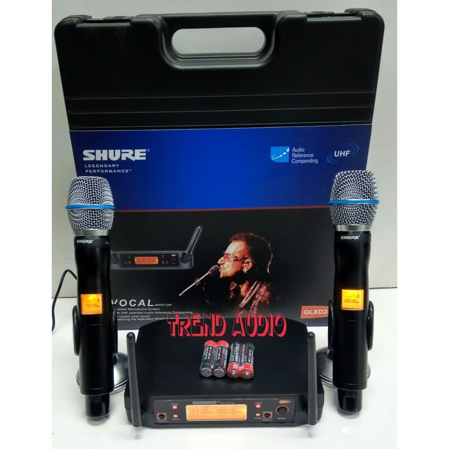 mic wireless SHURE GLXD24 GLXD 24  handle