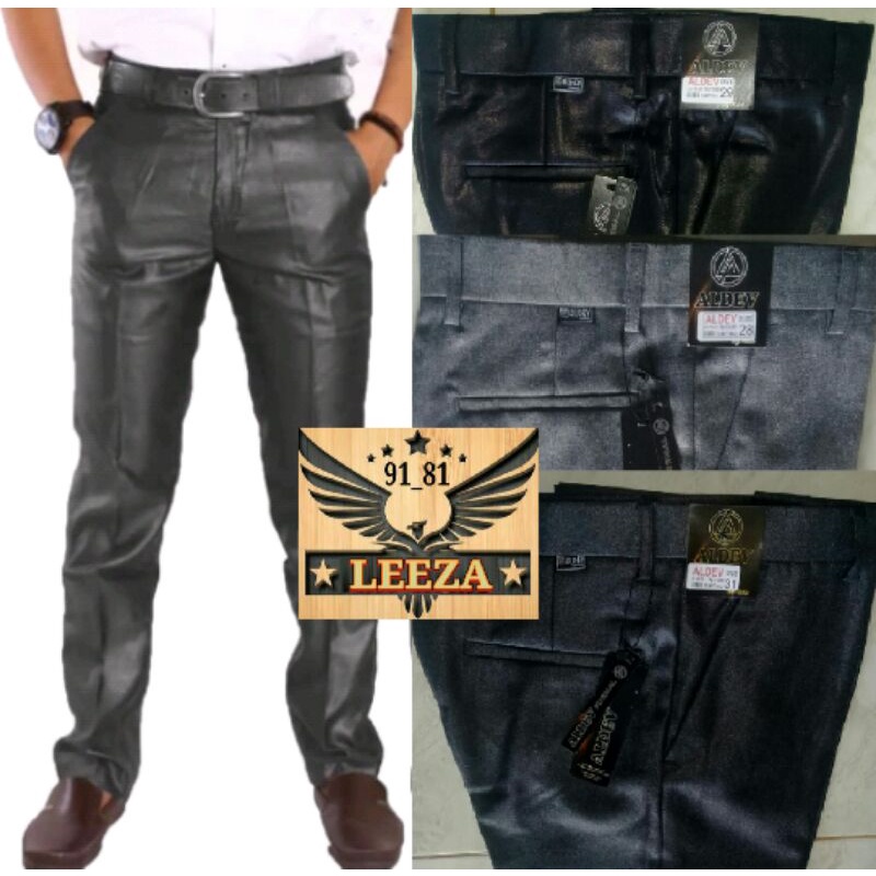 CELANA FORMAL PRIA DASAR MENGKILAT SLIMFIT (28-37)TERLARIS