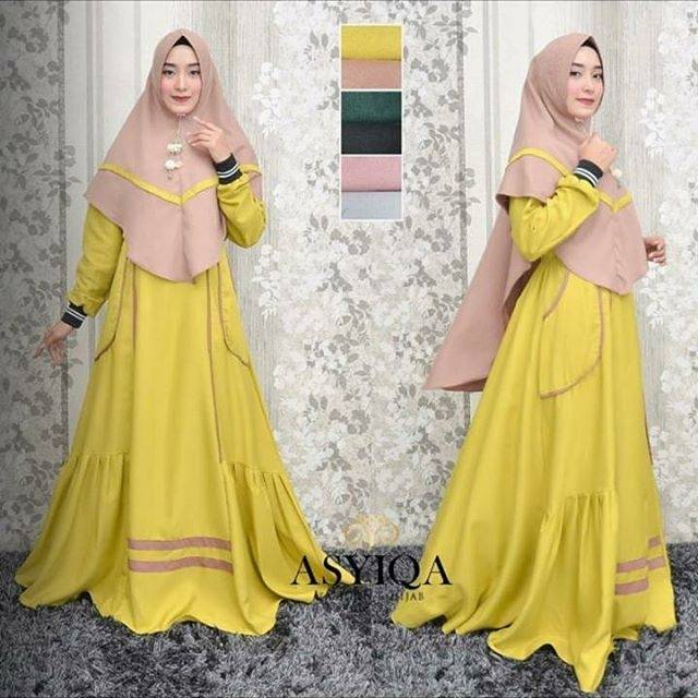TERMURAH GAMIS SET SYARI ASYIQA