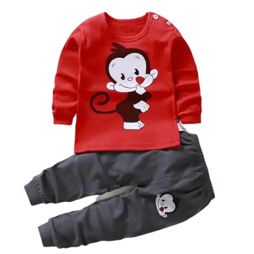 SETELAN SWEATER ANAK BAJU SWEATER ANAK SWEATER JOGGER ANAK MONKEY 1-5 TAHUN BAJU NAK LAKI LAKI B