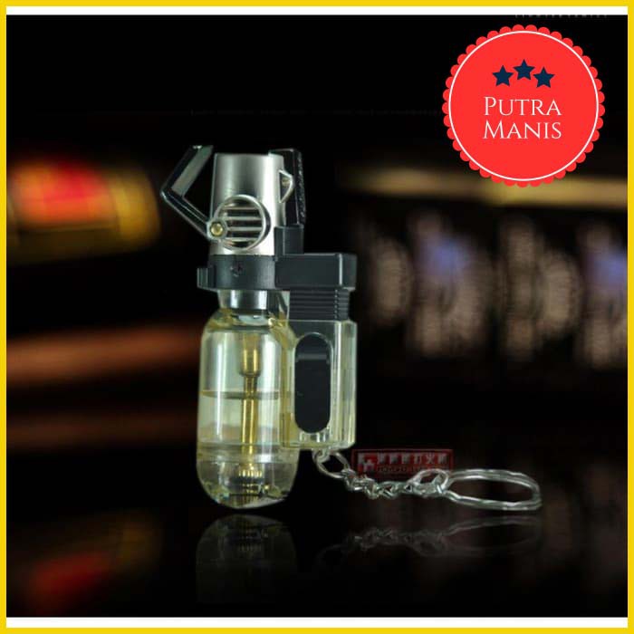 Mancis Gas Korek Gas Torch Flame Korek Api Bara Jet Unik Outdoor EDC anti angin, nyala besar