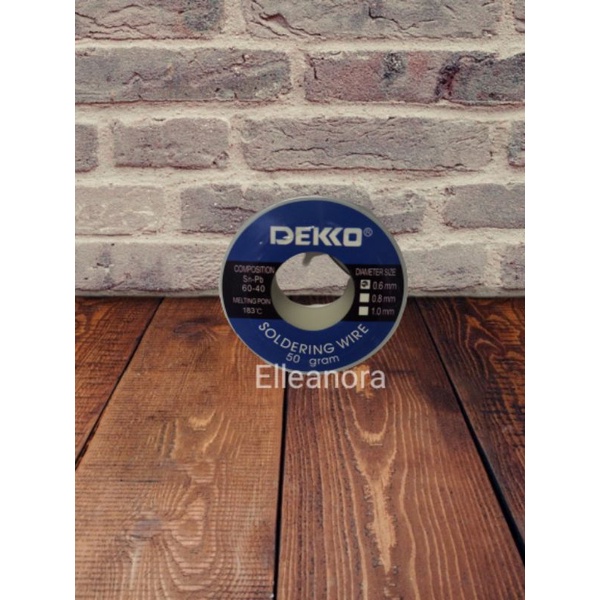 Timah Solder Dekko 0.8mm