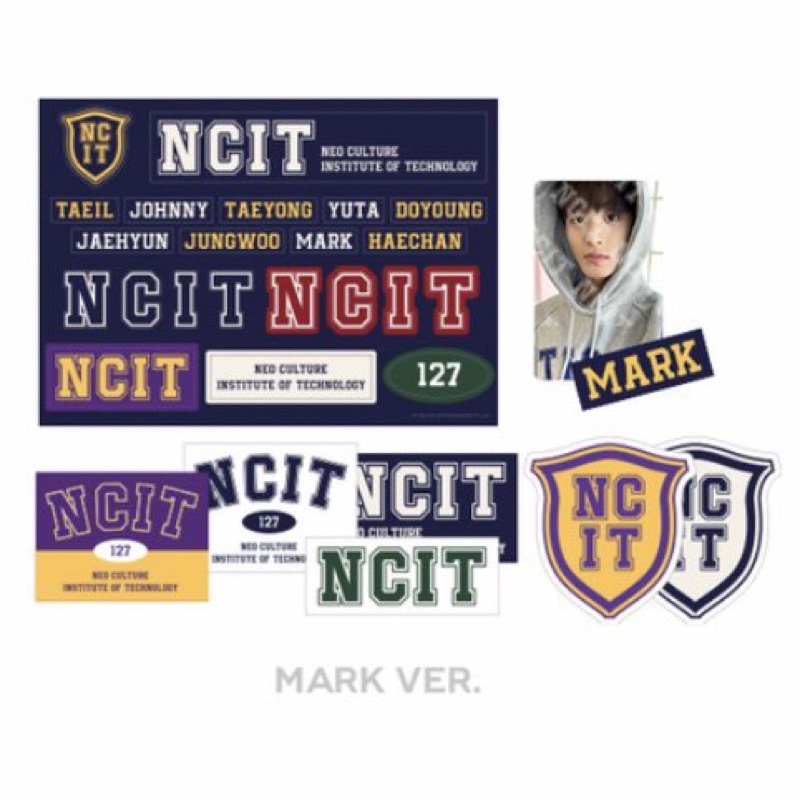 REMOVABLE LAPTOP DECO STICKER NCIT MARK VERS