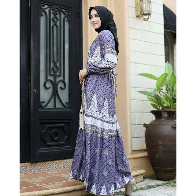Syala Dress, Gamis motif, Maxmara Luxury