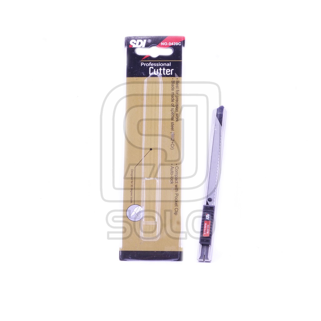 

SDI 0439 Cutter Kecil Pisau Pemotong Kertas Stationery Alat Kantor