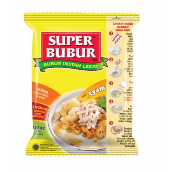 

super bubur rasa ayam 45 gr -1 pcs